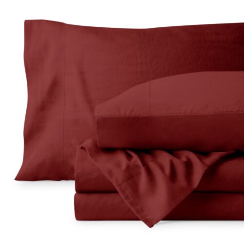 Bare Home Ultra-Soft Washed Microfiber Sheet Set - Bild 46 von 74