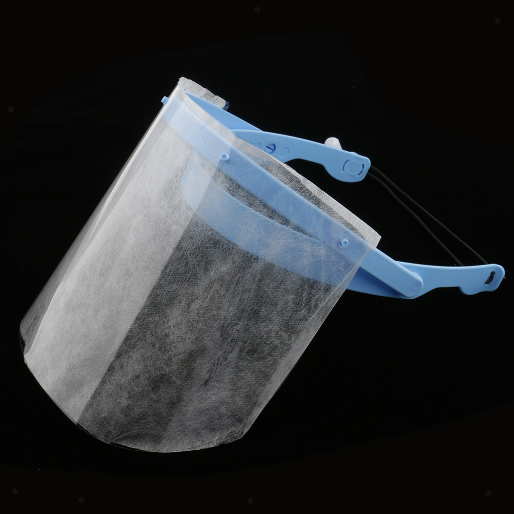 Full Face Eyes Dental Shield Frame + 10pcs Detachable Protective Visors