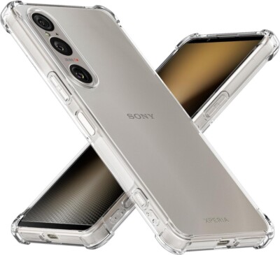 TOUGH ARMOUR Hülle für Sony Xperia 1 10 VI Klar Silikon Stoßfest Handy Cover