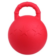25cm Gummi Pferdespielball   Trainingspferde mit Griff für Spielen,