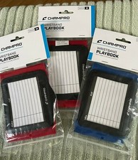 Champro Football Wrist Coach Wristband Playbook Size: M Colors Blue Red new