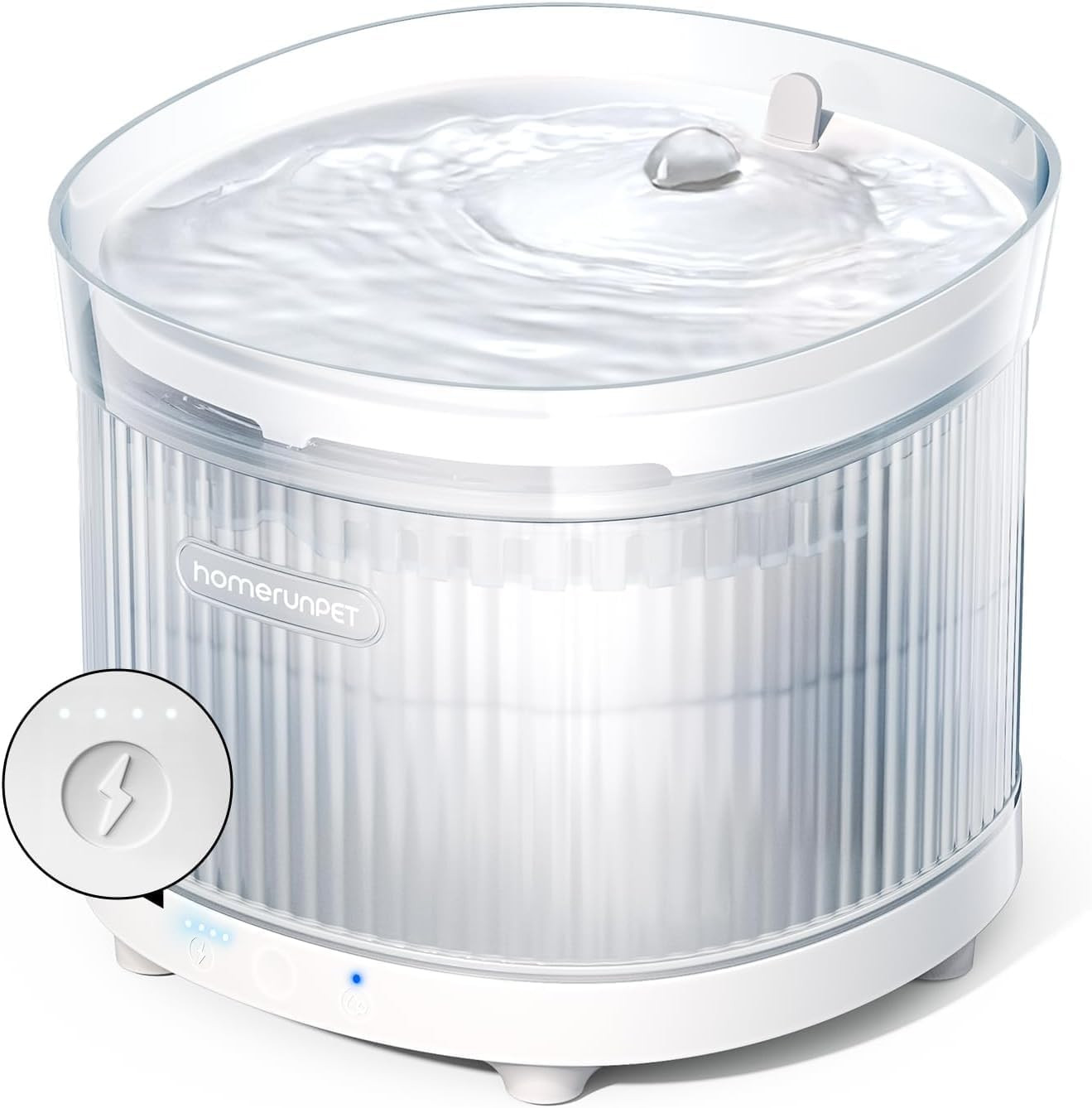 Fontana Gatti Batteria con Sensore Movimento | Acciaio Inox Ultra Silenziosa