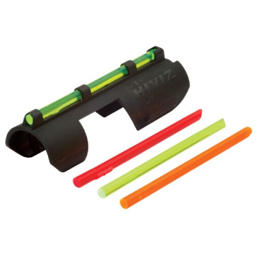 HIVIZ Snap-On Shotgun Sight - Front Sight For Plain Barrel Shotguns 12/16/20 Gauge