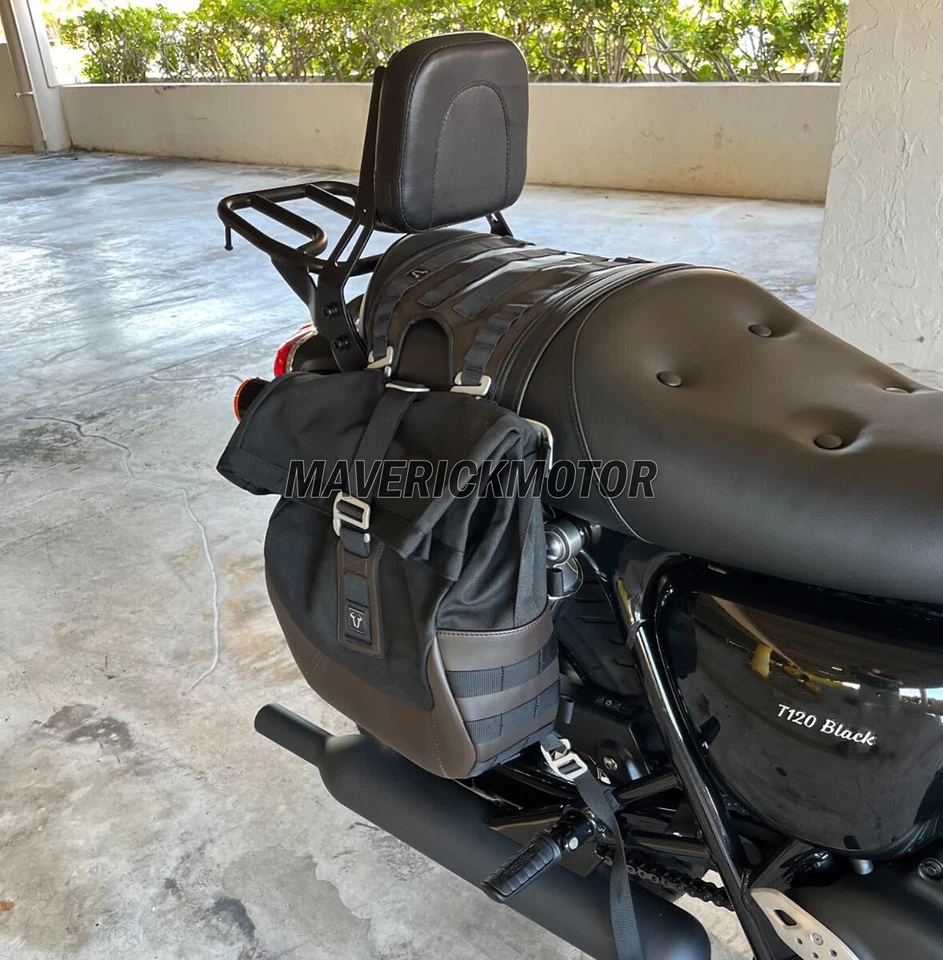 Barra de agarre para respaldo de pasajero Triumph Bonneville T100 T120 2017-2022 Foto 2 de 4