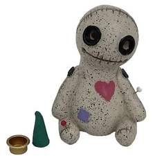 Voodoo Doll Incense Holder Mini Cone Incense Burner with Incense Cone Resin