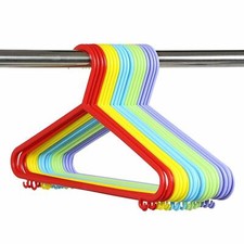 Children Plastic Clothes Hangers Kids Baby Outfit Coat Trouser Garment Hanging