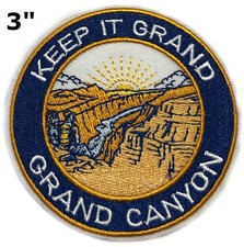 Grand Canyon National Park Patch Embroidered Iron-On Applique Nature Souvenir