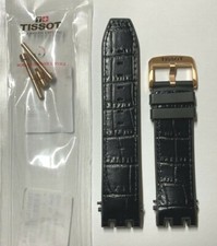 Original Tissot T-Race T115417A T115407A T115427A Black Rubber Watch Band Strap