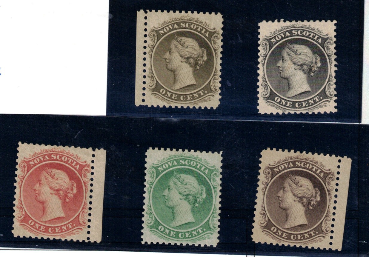 Nova Scotia #8P Very Fine Mint Perforated Trade Sample Proof Varieties ...