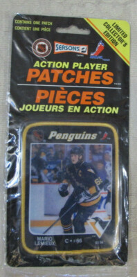 NEW RARE MARIO LEMIEUX COLLECTORS EDITION JERSEY PATCH GREAT GIFT IDEA WOW