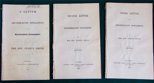 Letters to Archdeacon Singleton on the Ecclesiastical Commission, Sydney Smith - 第 1/7 張圖片