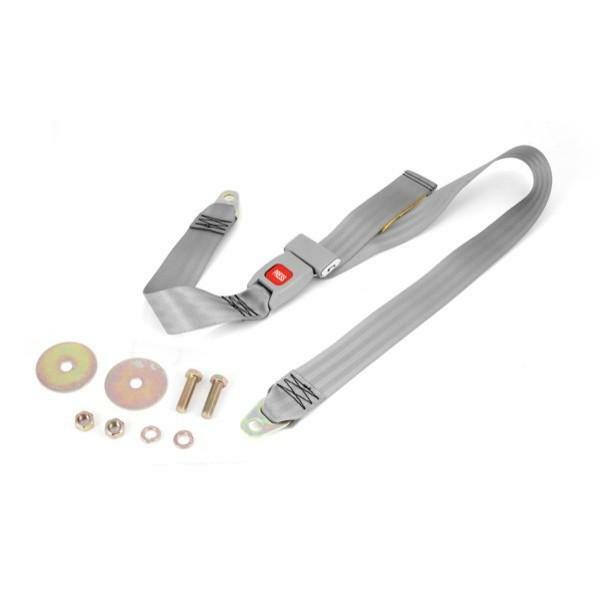 Ceinture grise 2 points Jeep Wrangler YJ pour remplacer votre sangle usée 87-95