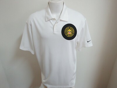 M-XL White USA Nike Dri-Fit Men's db #57Z Golf Polo Shirt