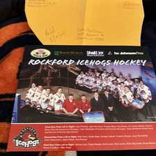 AHL/UHL “ROCKFORD ICEHOGS”, Extremely RARE 2006-2007 Championship TEAM PHOTO