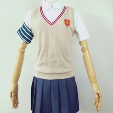 Anime A Certain Scientific Railgun Misaka Mikoto Costume Waistcoat Pleated Skirt