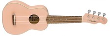 097-1610-556 Fender Venice Soprano Ukulele UKE Shell Pink