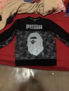 bape puma crewneck