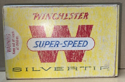 Vintage Winchester Super Speed .30-06 Silvertip EMPTY Rifle Ammo Box