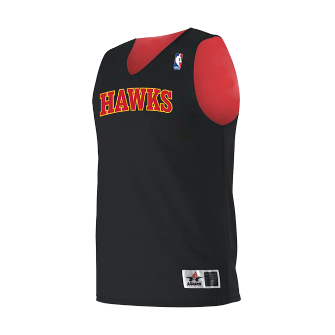 ADULT REVERSIBLE MESH JERSEY, TWO COLOR SLIM SHOULDER w/NBA