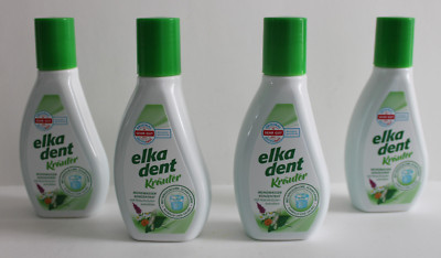 elka dent Kräuter Mundwasser Konzentrat 4 x 125 ml = 500 ml