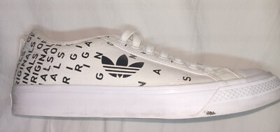 adidas Nizza Trefoil Cloud White EF-5075 Women shoe's SIZE 9.5 | eBay