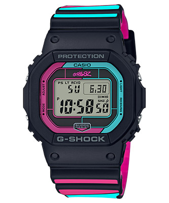 G-SHOCK ◎ GW-B5600 CASIO G-Shock Gorillaz GW-B5600GZ-1 Solar Plastic Strap