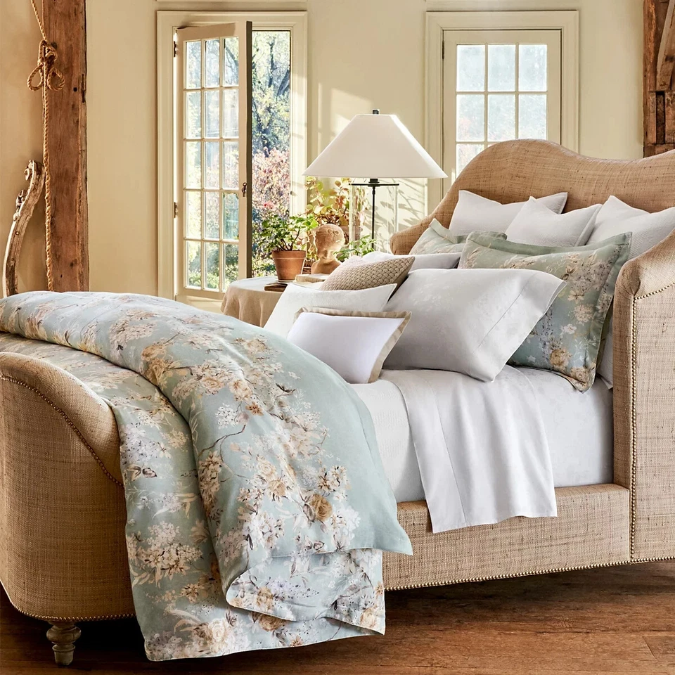 Ralph Lauren Home H1434 Floral Elisabetta Sage Duvet Cover Size KING - Image 4 of 4