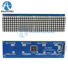 HT1632C Display + MCU Dot Matrix Module Red Led 3208 Replace MAX7219