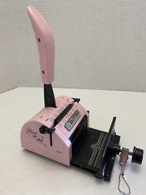 Zutter Bind-It-All V2.0 Pink Scrapbooking Binder Punch Bind