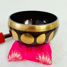 HANDMADE Tibetan 4.5” Hand Beaten Hammering Singing bowls for sound healing
