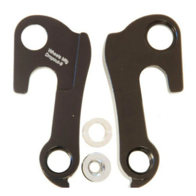 Noah And Theo Hanger Deragliatore Appendiabiti Per Bici Kona Marin Merida - Hanger In Alluminio, Universale, Nero Portatarga Moto Laterale - Foto 3