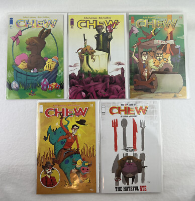 Chew Image Comics Lot of 5 Issues #51-55 Tony Chu