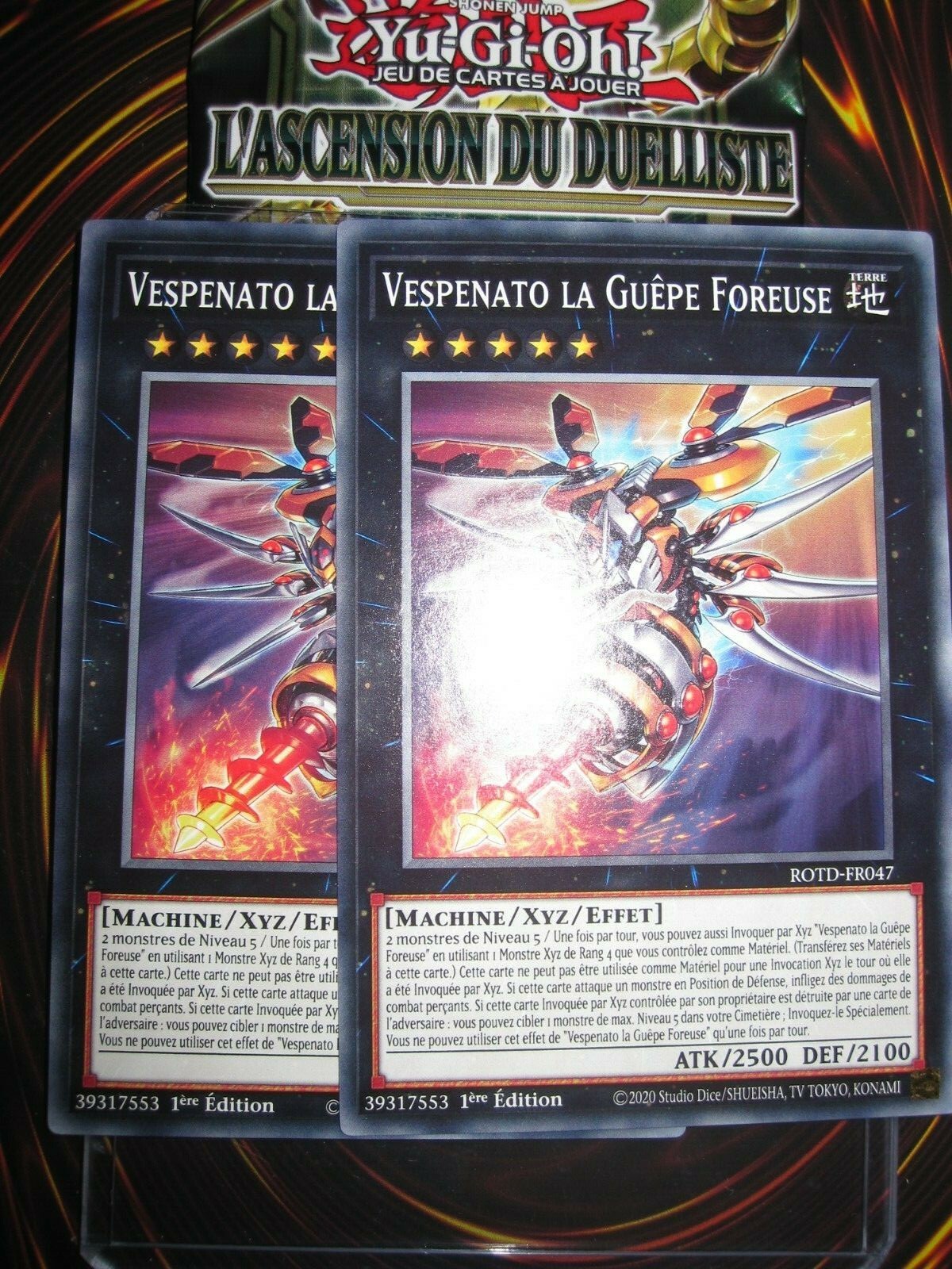 YUGIOH! COM PLAYSET (LOT DE 2) VESPENATO LA GUÊPE FOREUSE ROTDFR047