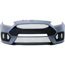 Front Bumper Cover Complete Grill Wfog Light Grille For 2016-2018 Ford Focus Rs