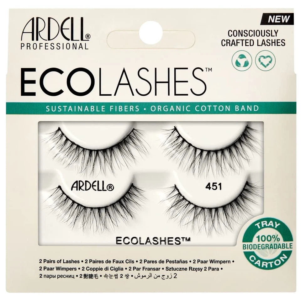 Pick up to 4 ARDELL 451 EcoLashes Tapered Tips Reusable Eyelashes (2 Pairs/Pack) - Image 1 of 1
