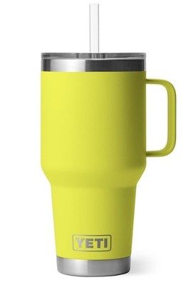 YETI Rambler 35 oz Tumbler with Handle and Straw Lid, Travel Mug Water 