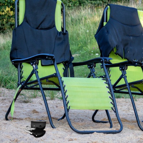 Reusable Lounge Chair Repairing Kit Black Latch Hinge Foldable Catch ...