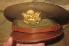 Vintage KNOX Superfine WWII Military Uniform Officer Dress Cap world war 2 hat