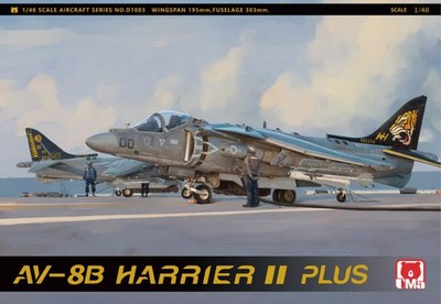 UMa Model 1/48 AV-8B Harrier II Plus D1003 Modellbausatz