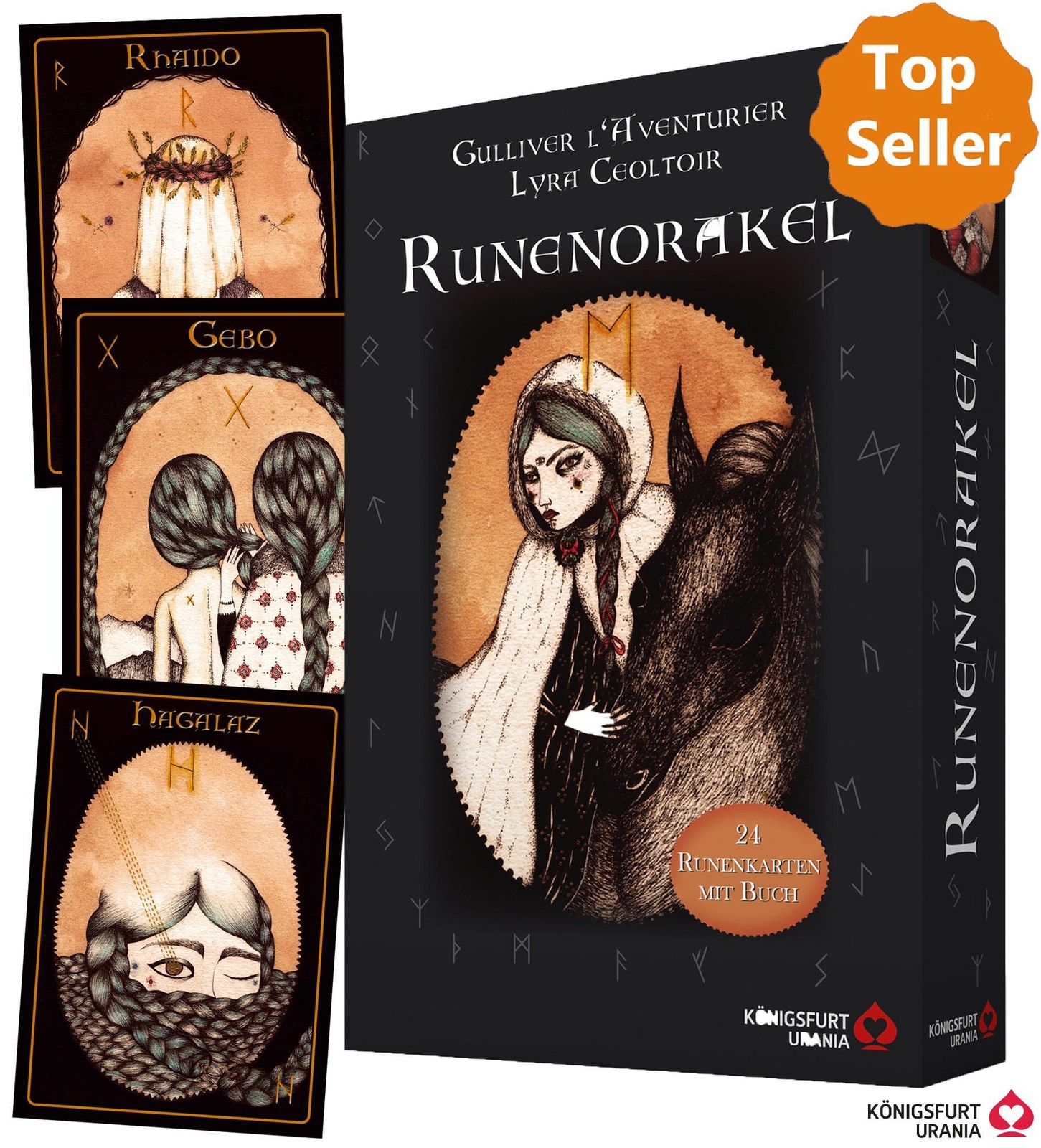 Runenorakel ~ Gulliver l'Aventurière ~  9783868267853 - Lyra Ceoltóir