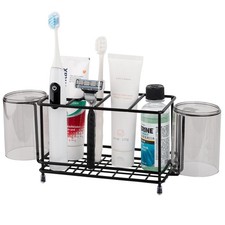 Carbon Steel Toothbrush Holders for Bathrooms, Electric Tooth Brush Holder an...