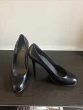 Stuart Weitzman "Stuart Power 100" pump : Black, Rounded Toe