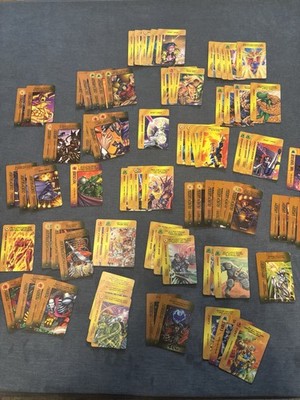 MARVEL OVERPOWER Special CARD LOT 80+ LP Condition