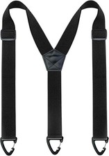 Hidden Braces Suspender for Men under Clothes with 3 Snap Loop 1.48" Wide