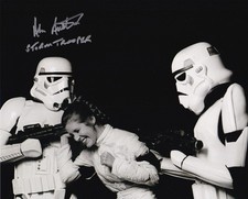 ALAN AUSTEN signed Autogramm 20x25cm STAR WARS in Person autograph COA