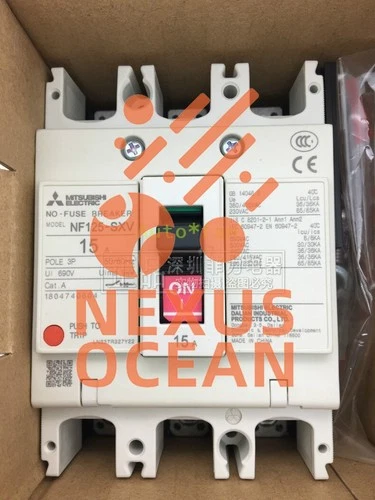 Molded Case Circuit Breaker Air Switch NF125-SXV 3P 15A NEW 1PCS