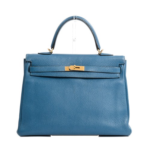 HERMES KELLY35 HANDBAG / Bruise meal unisex