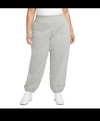 Nike Women's NSW Sportswear Essential Fleece Joggers Pants Grey Size 2X NWT