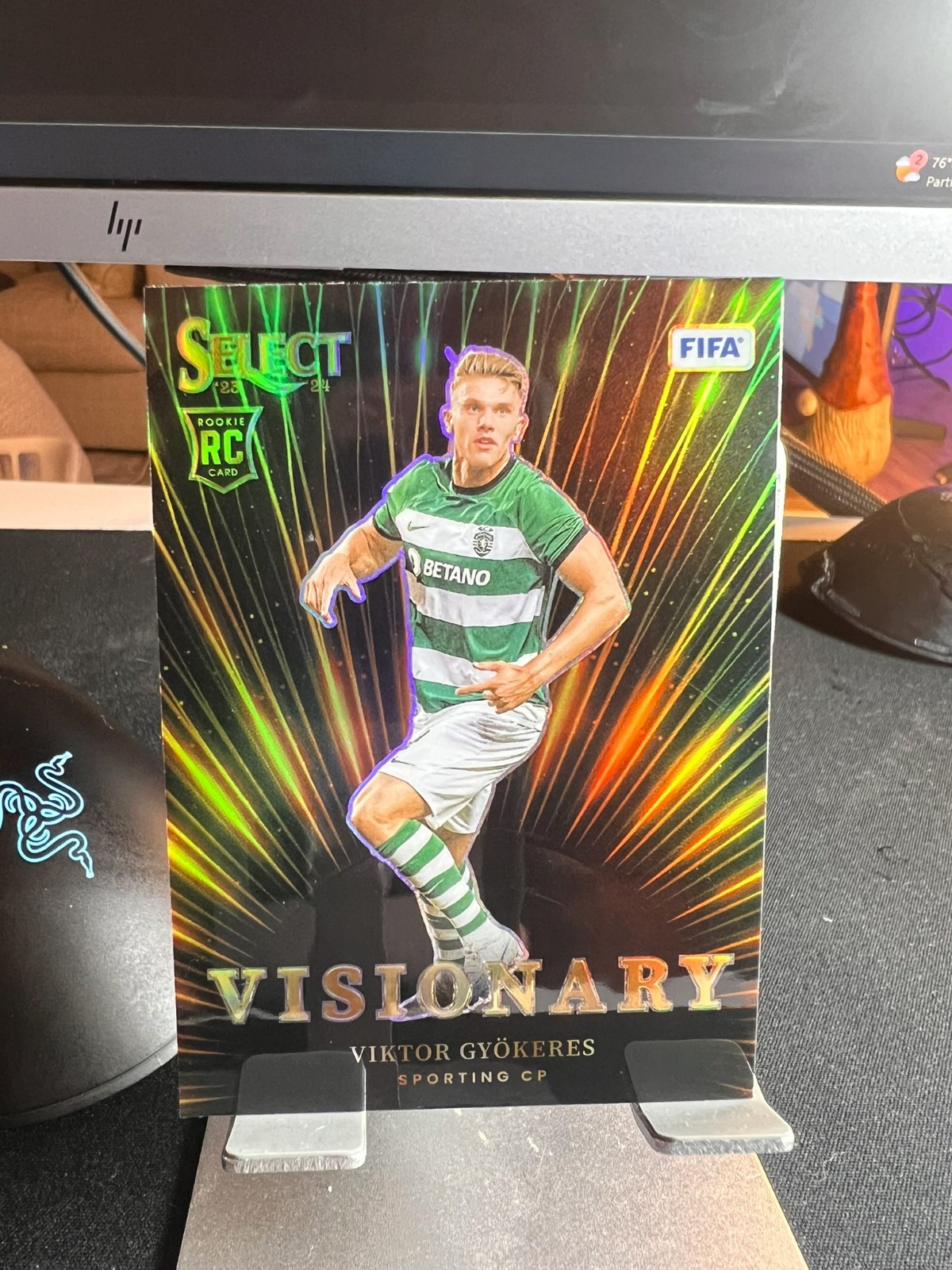2023-24 Select FIFA Viktor Gyokeres Visionary RC Rookie Case Hit