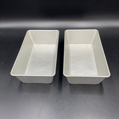Vintage MIRRO 5030 AM Aluminum Bread Loaf Meatloaf Cake Baking Pans Set of 2